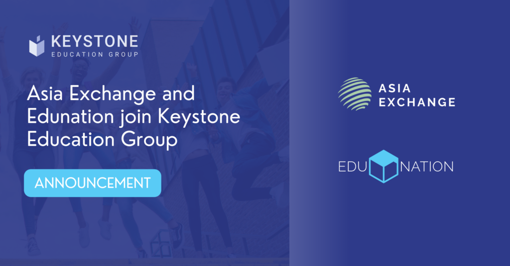Keystone joins forces with Edunation and Asia Exchange