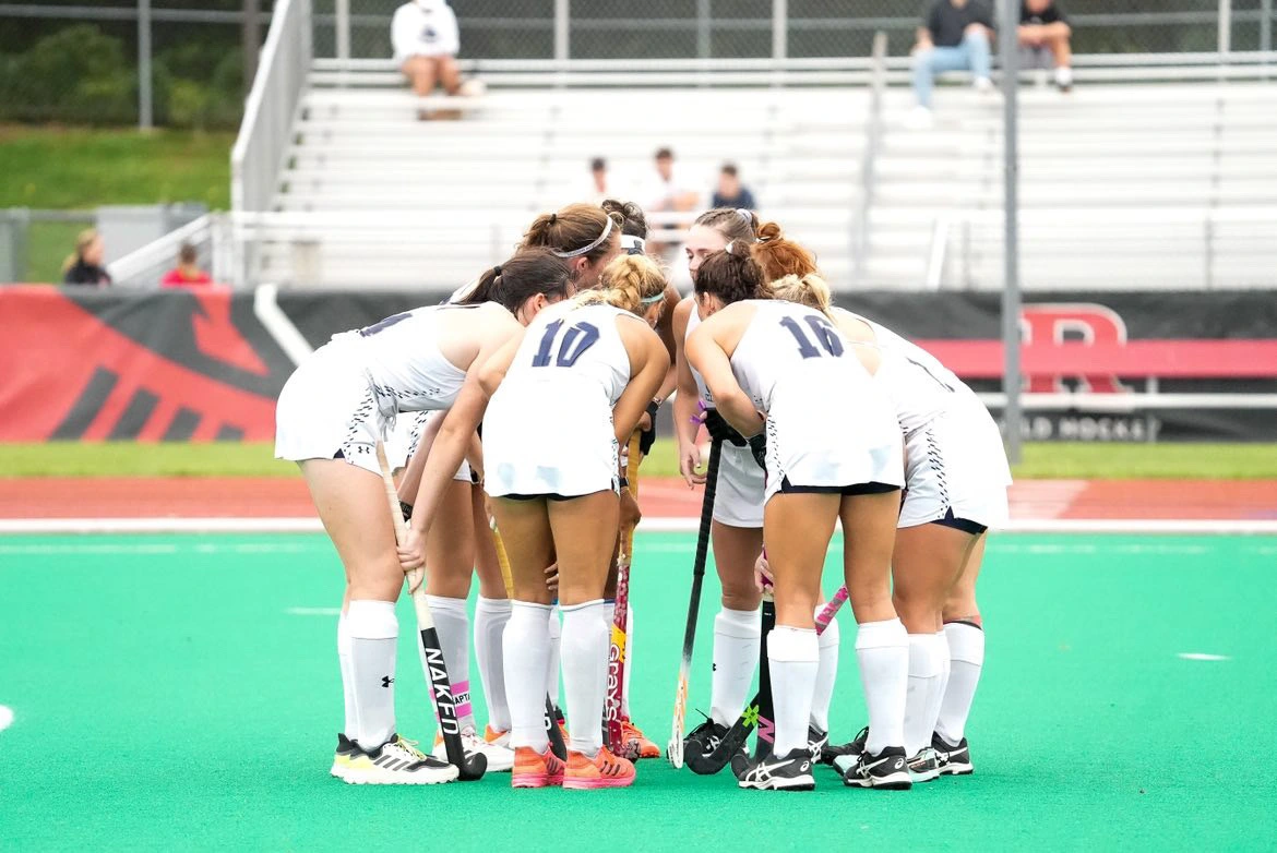 Female college field hockey team