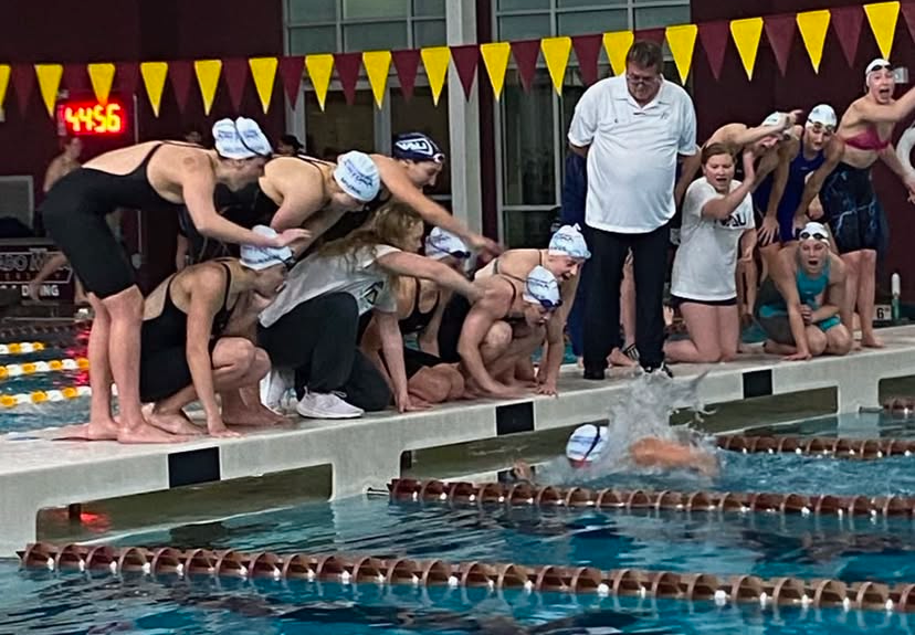 college swimming competition