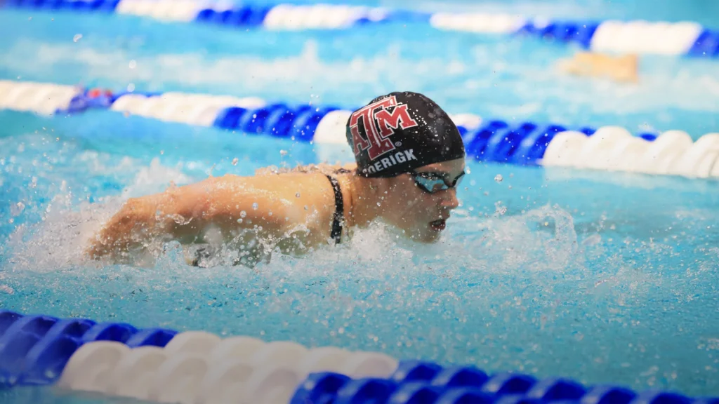 Swimmer on a pool