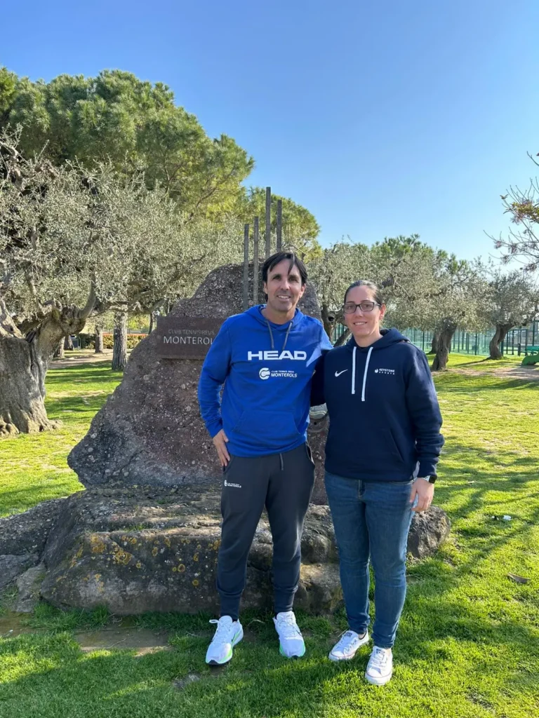 Montse Blasco and Jacobo Moreno standing next to each other