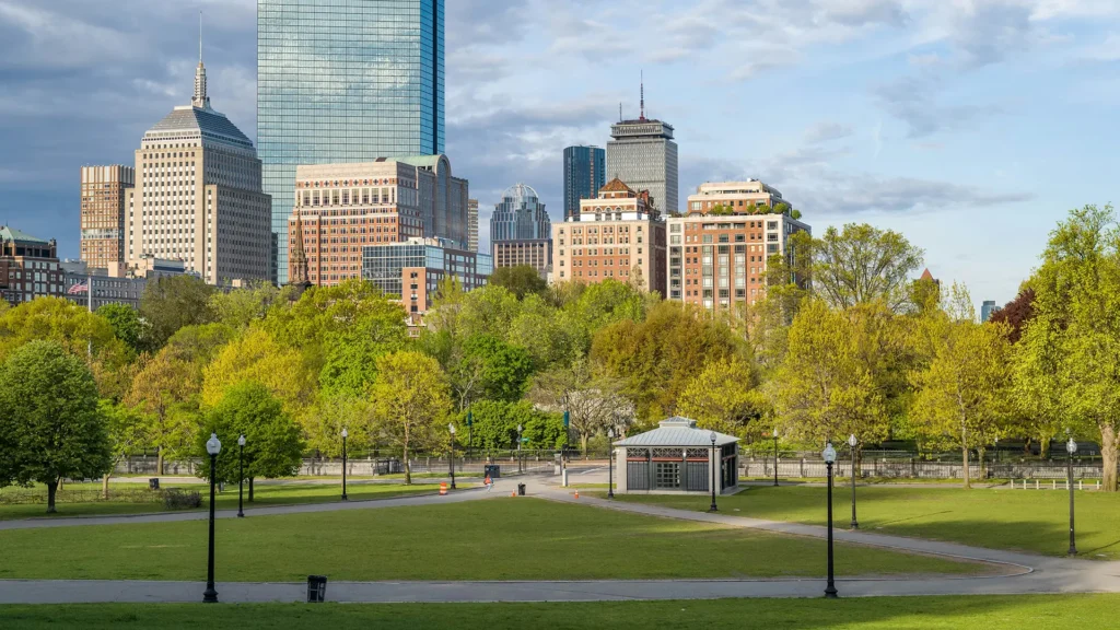 View to the Boston's Back Bay from Boston Common - Boston, Massachusetts Photo by Sean Sweeney on Unsplash